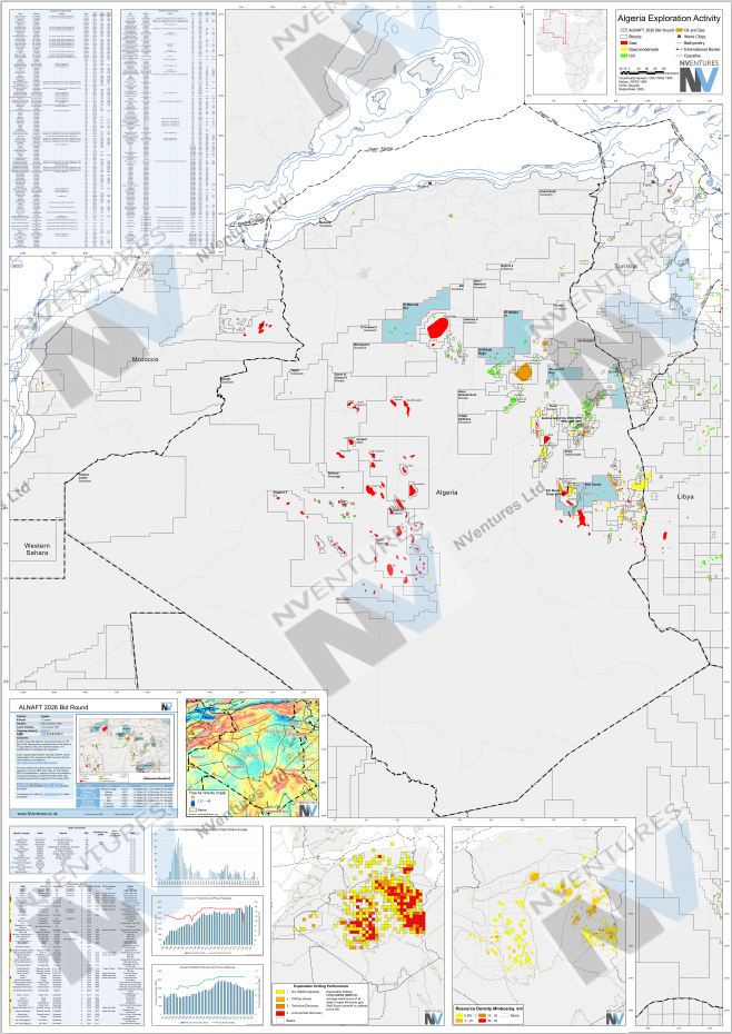 NVentures Algeria Country Map - 2026