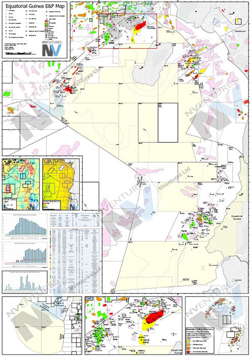 NVentures Equatorial Guinea Country Map - 2024