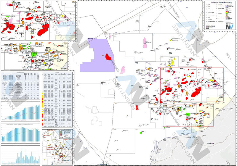 NVentures Malaysia Sarawak Basin Map - 2024