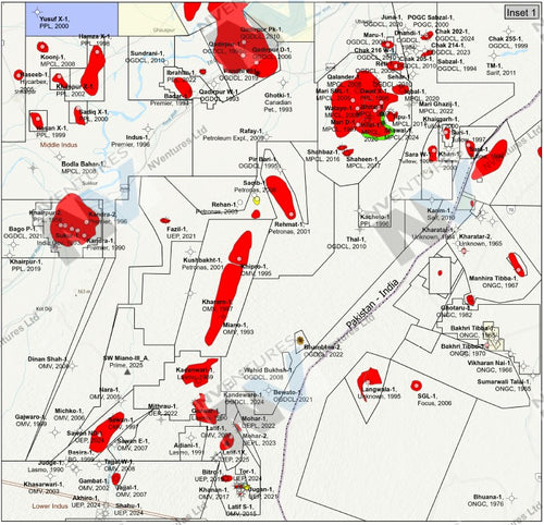 NVentures Middle Indus Basin Map - 2025