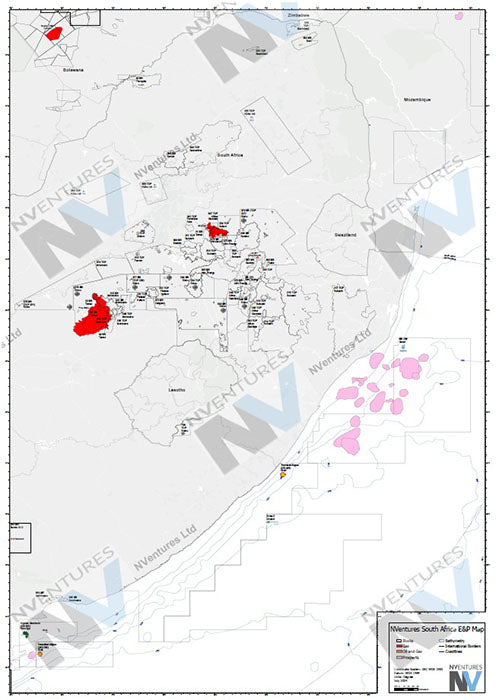 NVentures East South Africa Country Map - 2024