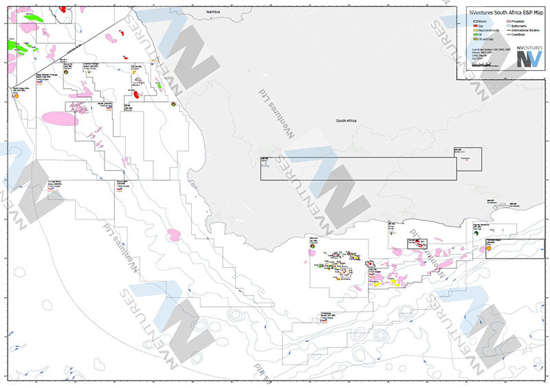 NVentures West South Africa Country Map - 2024