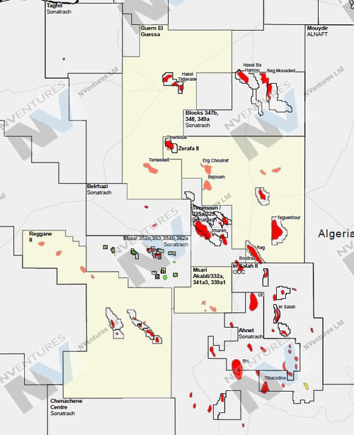 NVentures Algeria Country Map - 2025