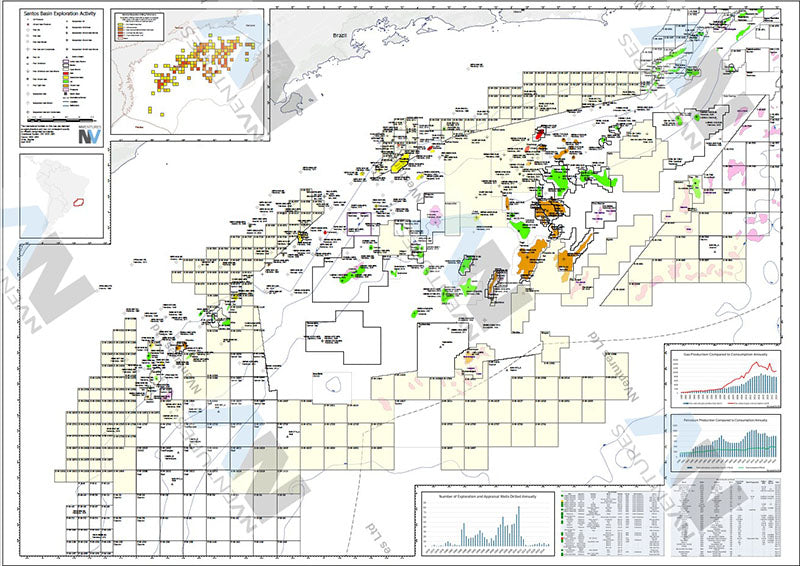 NVentures Brazil Santos Basin Country Map - 2026