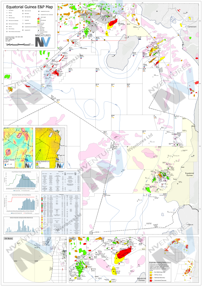 NVentures Equatorial Guinea Country Map - 2026