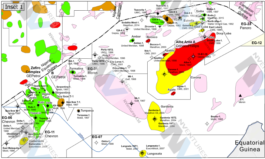 NVentures Equatorial Guinea Country Map - 2026