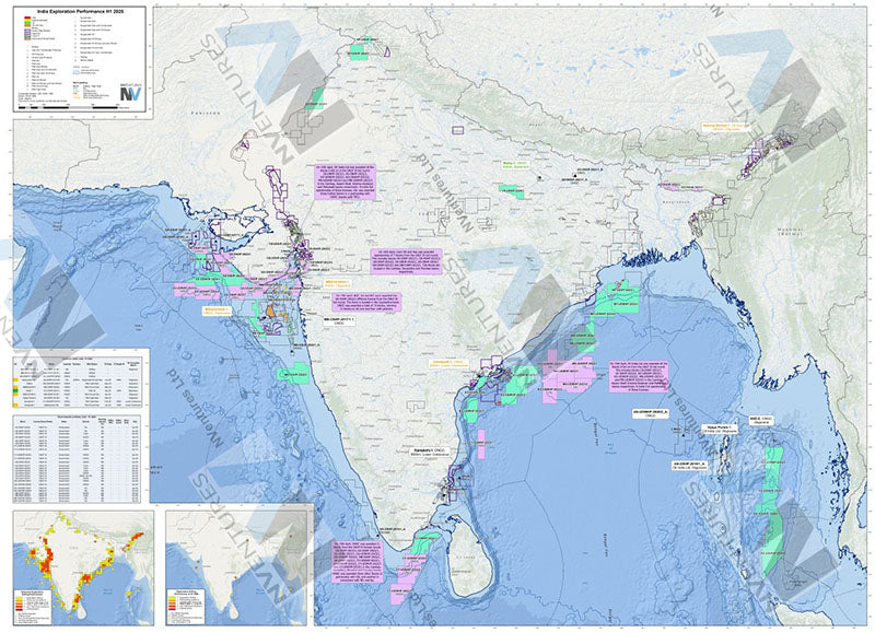NVentures India Exploration Performance Map - H1 2025