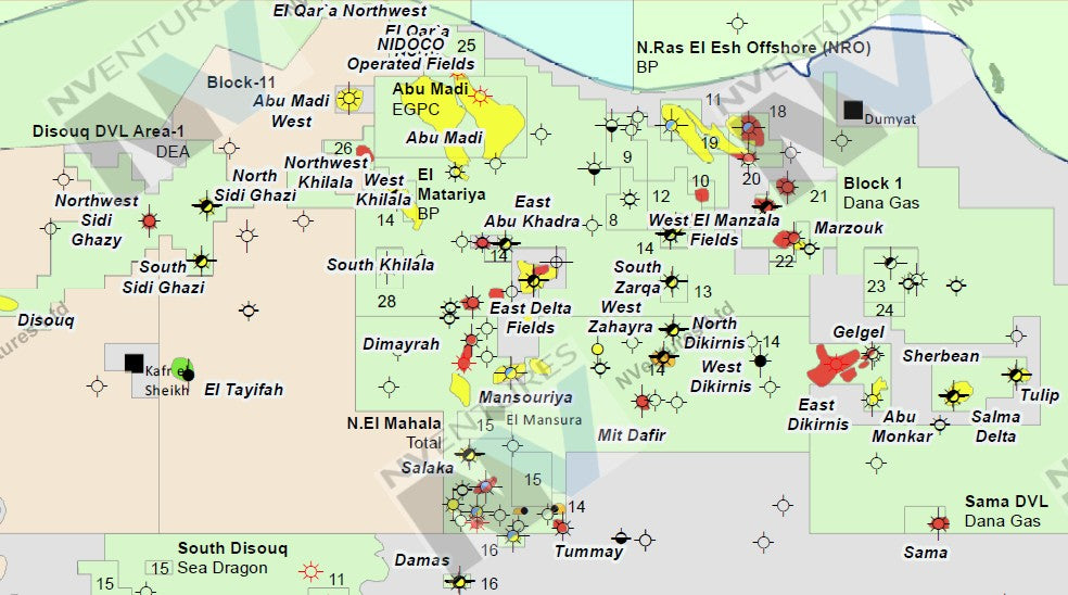 NVentures Nile Delta Country Map - 2026